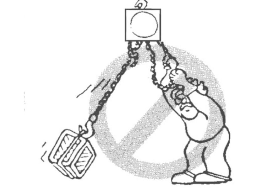 Pa lăng xích kéo tay 1 tấn 5 mét DBK HSZ 2