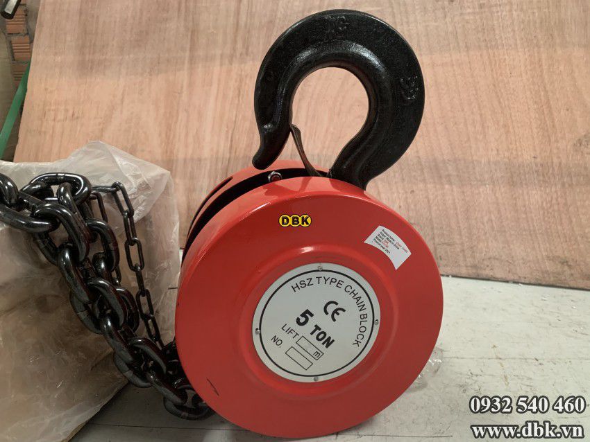 giá ba lăng xích kéo tay 5 tấn 1