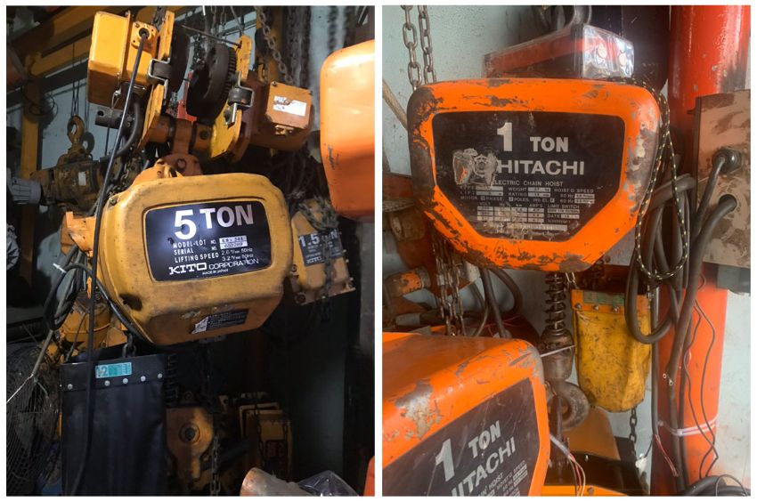 Pa lăng xích kéo tay cũ 5