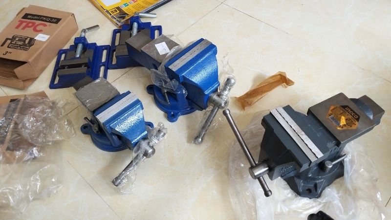 Các loại ê tô phổ biến hiện nay 1