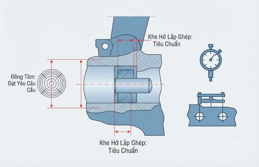 Sau khi doa lại lỗ cần kiểm tra những gì