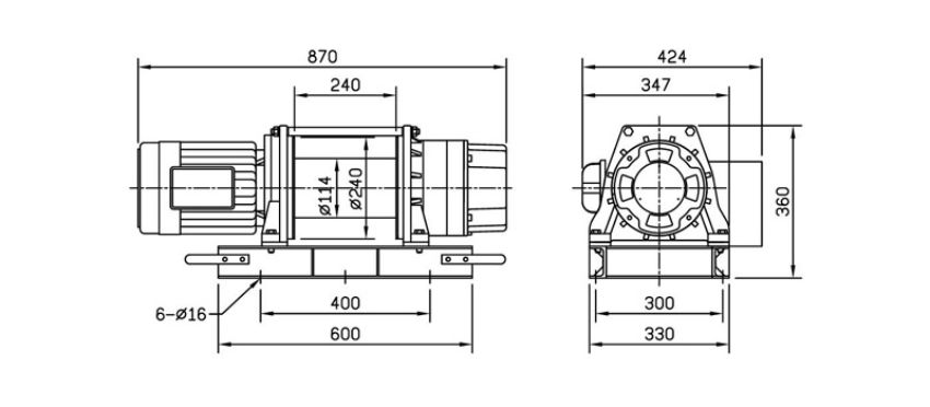 Tời điện 1 tấn (1000kg) 3