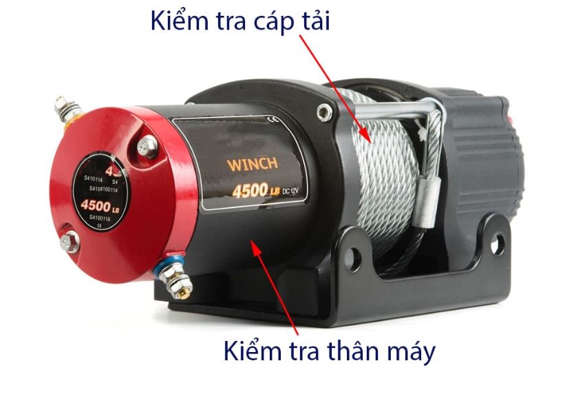 Tời điện 12v 200kg 6