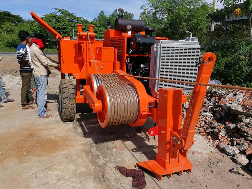 Tính năng chính của máy tời kéo cáp điện