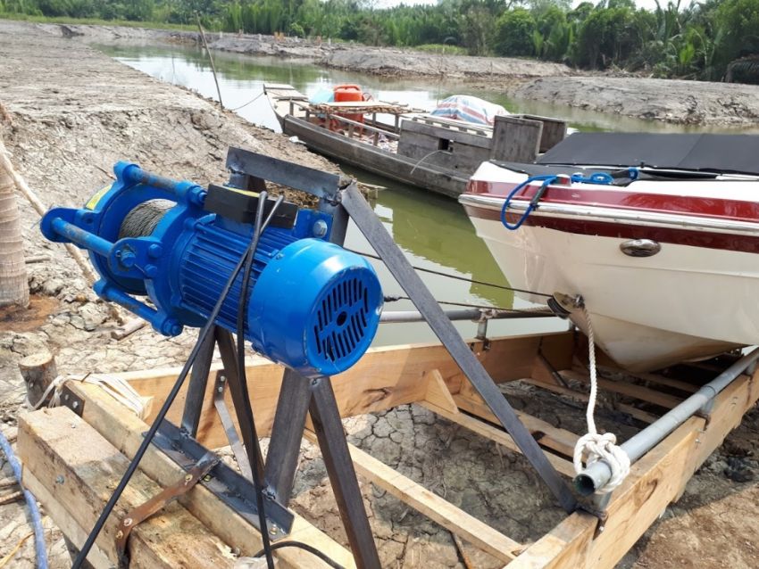 Ứng dụng của máy tời kéo cáp điện