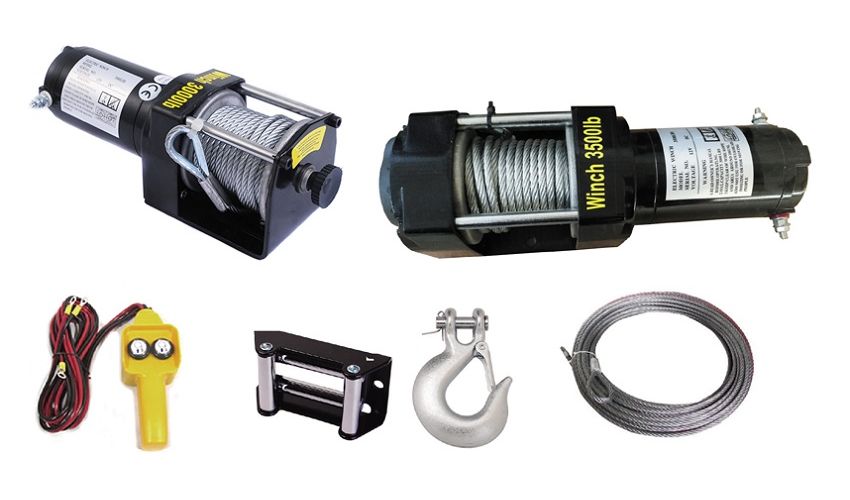 Các loại phụ kiện đi kèm máy tời điện