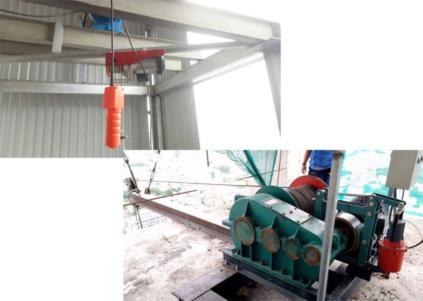 Khả năng làm việc của tời điện 0,5 tấn