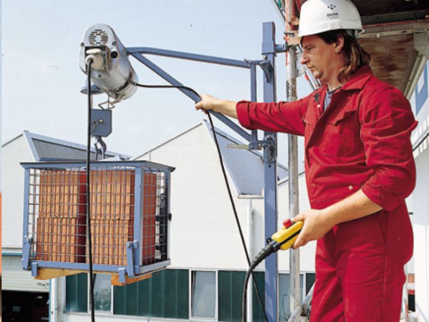 Tải trọng của máy tời 500kg