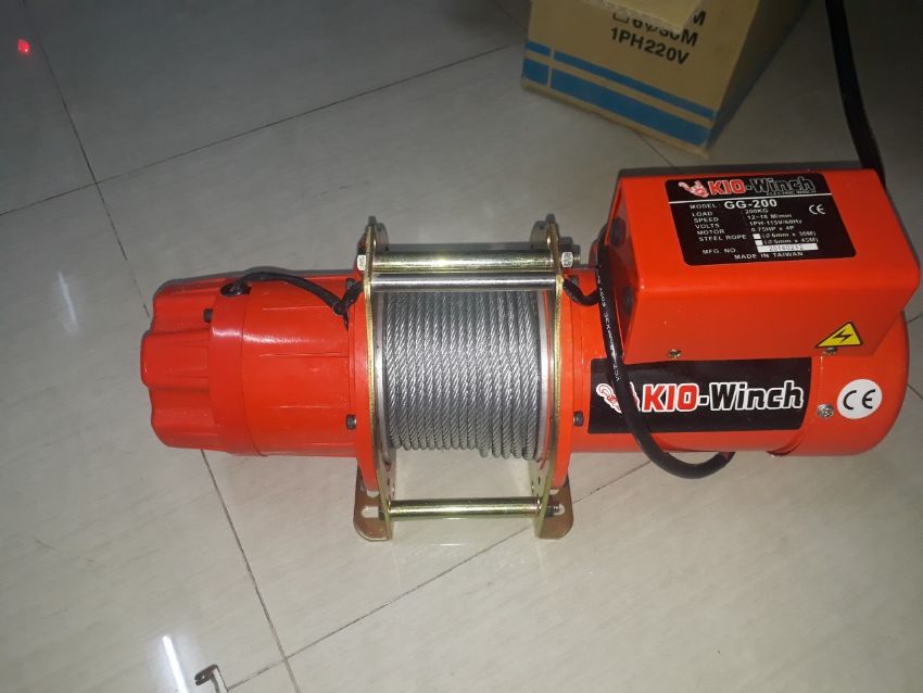 Nhược điểm của tời điện Kio Winch