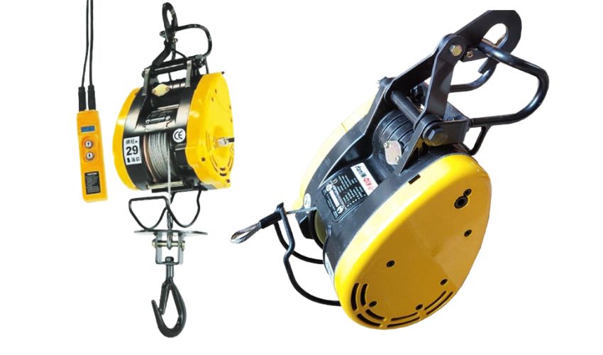 Tính năng và ưu điểm của tời điện mini 50kg