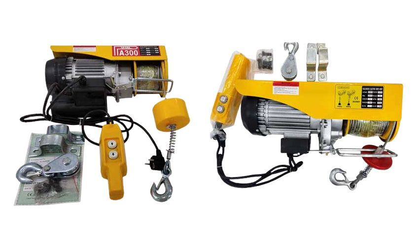 Những lưu ý khi sử dụng tời điện mini 50kg