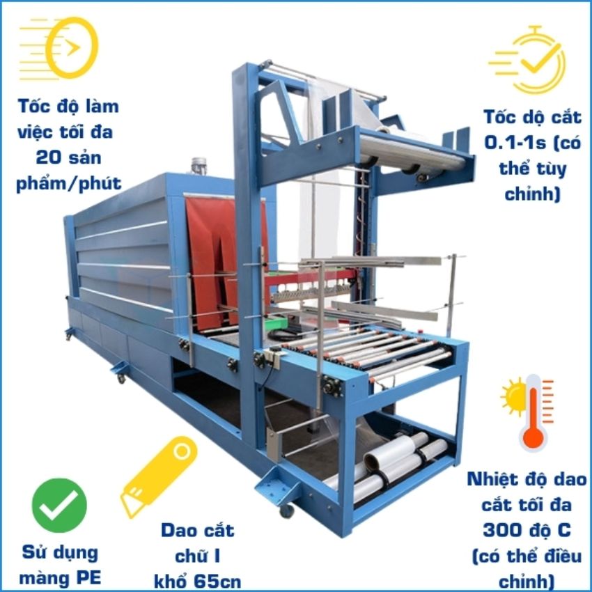 Ưu điểm máy co màng vỏ lốp xe tự động FLYB-900A 2