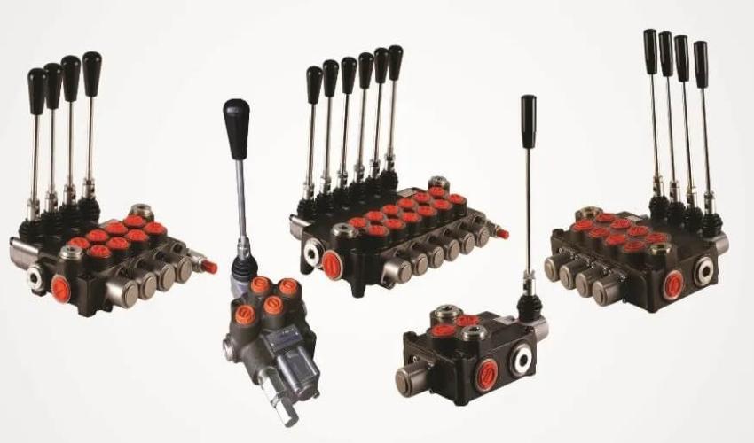 Van gạt tay thủy lực nhiều cần