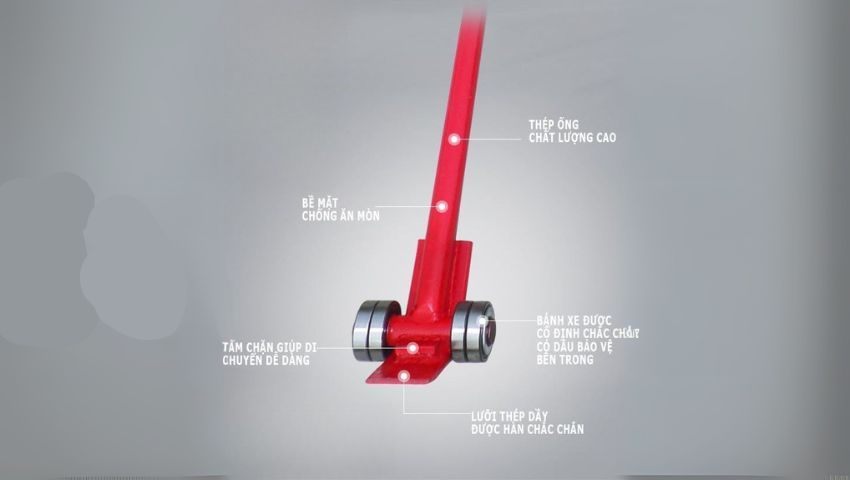 Xà beng nâng có cấu tạo như thế nào?