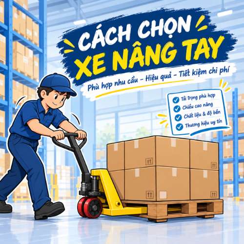 Cách chọn xe nâng tay theo nhu cầu sử dụng