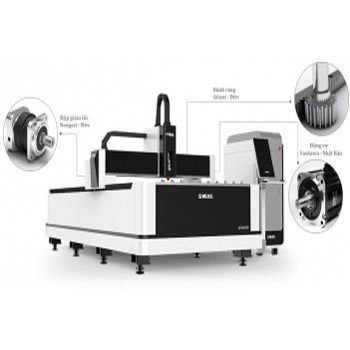 Cấu tạo của máy cắt laser