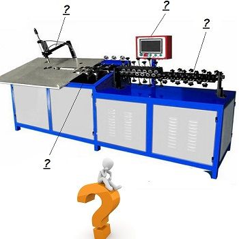 Cấu tạo của máy uốn dây thép