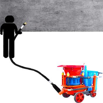 Hướng dẫn sử dụng máy phun vữa bê tông