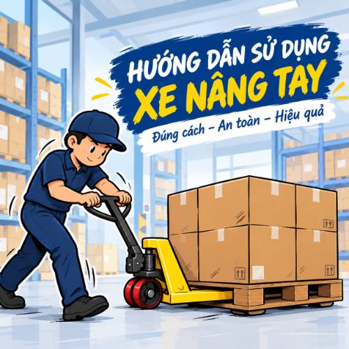 Hướng dẫn sử dụng xe nâng tay
