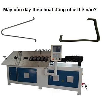 Nguyên lý hoạt động của máy uốn dây thép