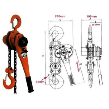 Pa lăng xích 200kg