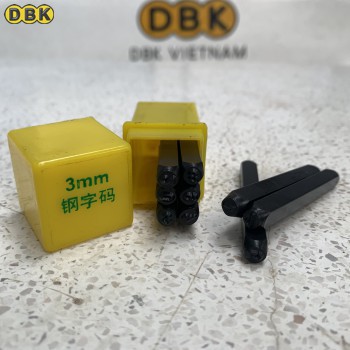 Bộ đóng số 3mm giá rẻ DBK DS-03
