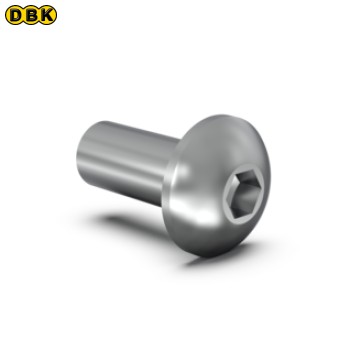 Bu lông đầu tròn lục giác chìm M5x0.8x12mm, 085-050-357