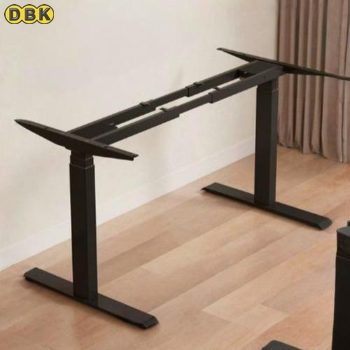 Chân Bàn Nâng Hạ Màu Đen