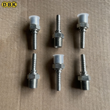 Đầu cút thẳng 2 giác 5/16 inch R2AT M17 ren côn
