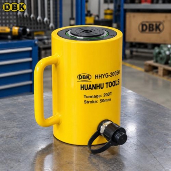 Kích thủy lực 1 chiều có vòng hãm 250 tấn 150mm TLP HHYG-250150LS