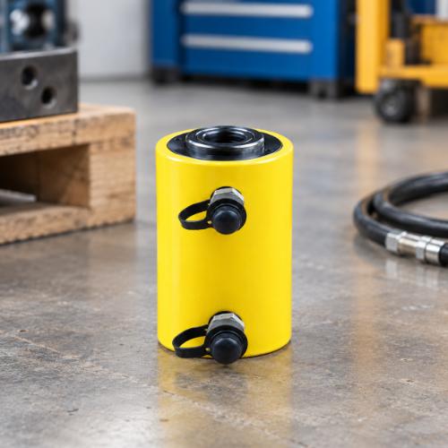Kích thủy lực 2 chiều rỗng tâm 100 tấn 50mm TLP HHYG-10050KS