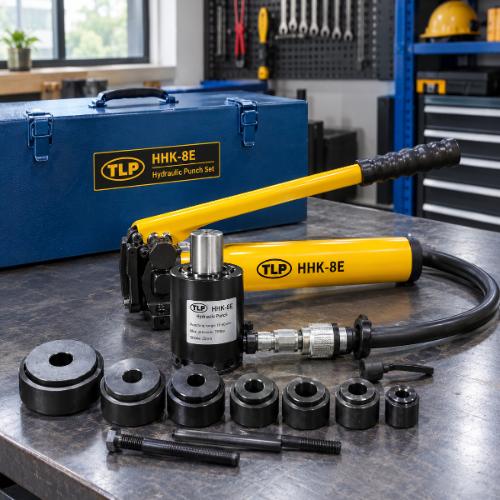 Máy đột lỗ tôn thủy lực TLP HHK-8E (8 tấn)