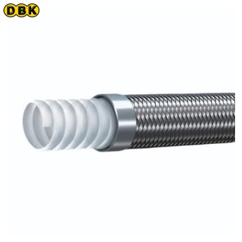 Ống Teflon (PTFE) ruột gà bọc inox SAE 100R14C