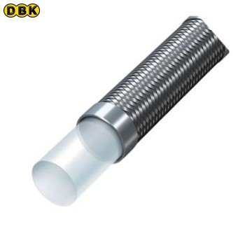 Ống Teflon (PTFE) ruột thẳng bọc inox SAE 100R14